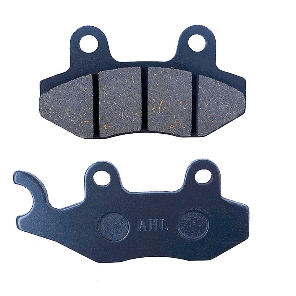 Amazon.com: AHL Semi-metallic Front & Rear Brake Pads Set for